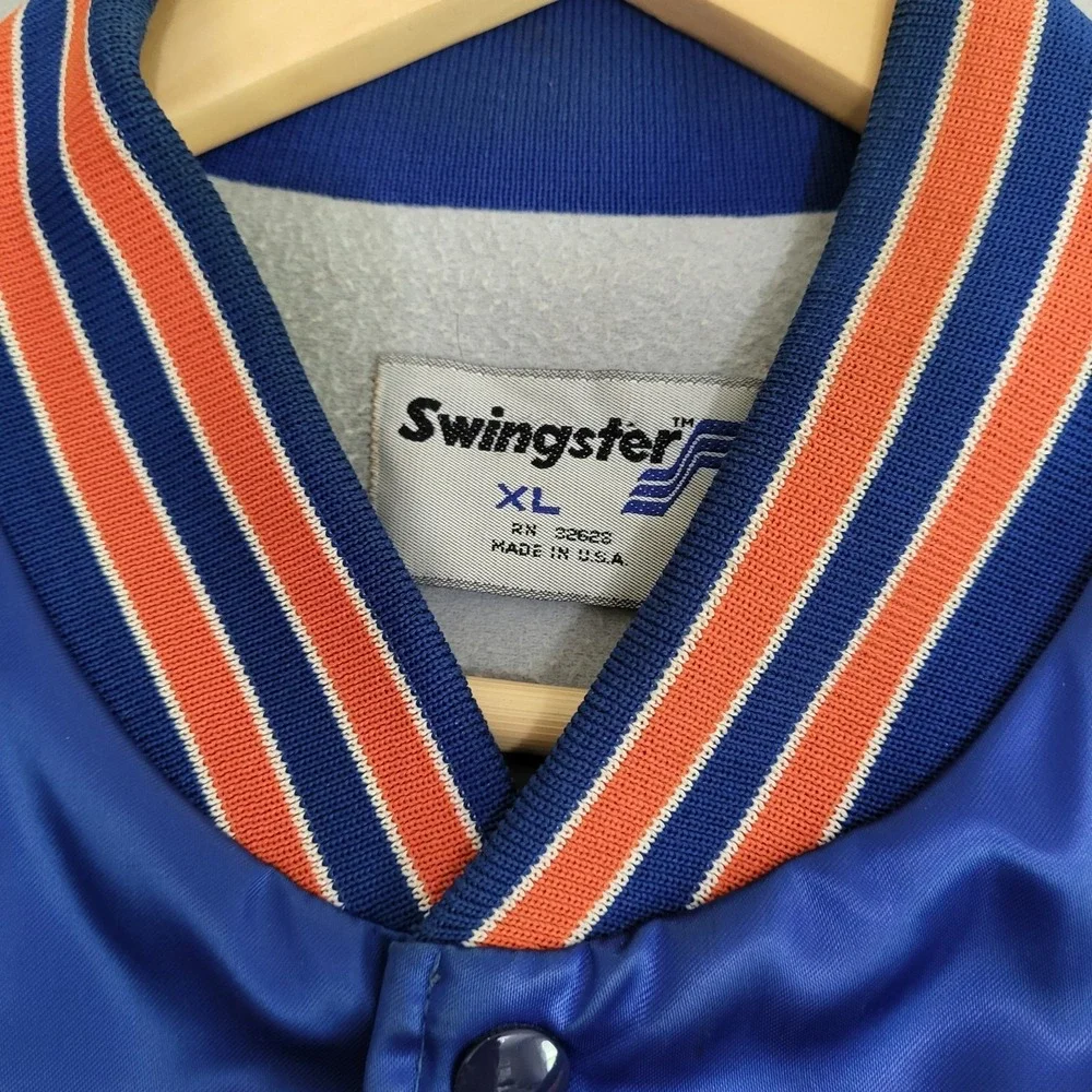 VTG University Of‎ Florida Gators Satin Bomber Jacket Size XL Made In USA